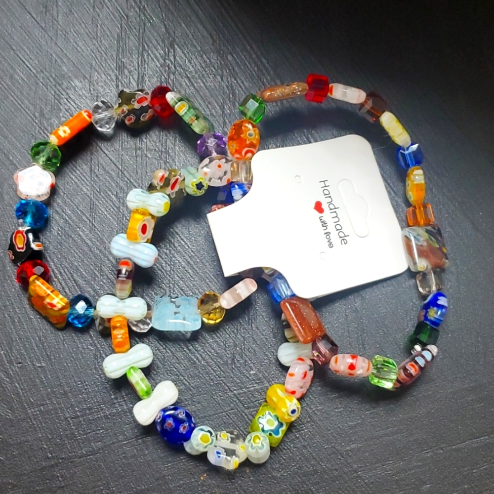 Hand made bracelet set